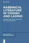 Rabbinical Literature in Yiddish and Ladino cover