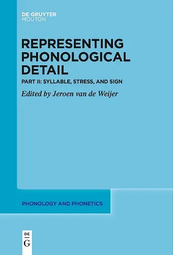 Syllable, Stress, and Sign cover