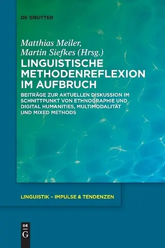 Linguistische Methodenreflexion Im Aufbruch cover