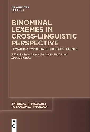 Binominal Lexemes in Cross-Linguistic Perspective cover