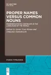 Proper Names versus Common Nouns cover
