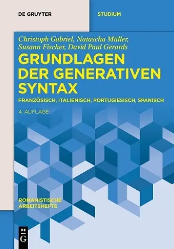 Grundlagen Der Generativen Syntax cover