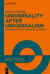 Universality after Universalism cover