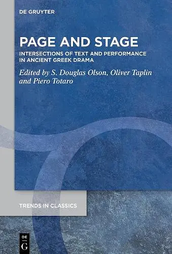 Page and Stage cover
