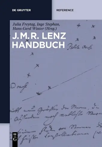 J.M.R.-Lenz-Handbuch cover