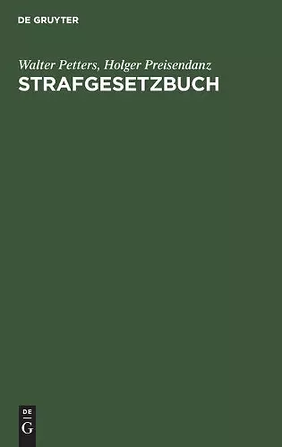 Strafgesetzbuch cover