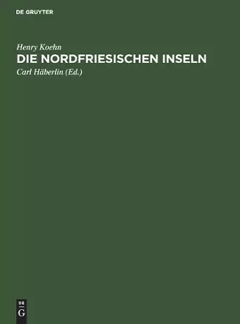Die Nordfriesischen Inseln cover