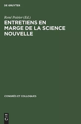 Entretiens En Marge de la Science Nouvelle cover