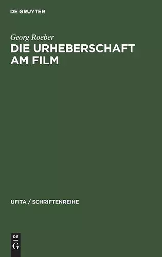 Die Urheberschaft Am Film cover