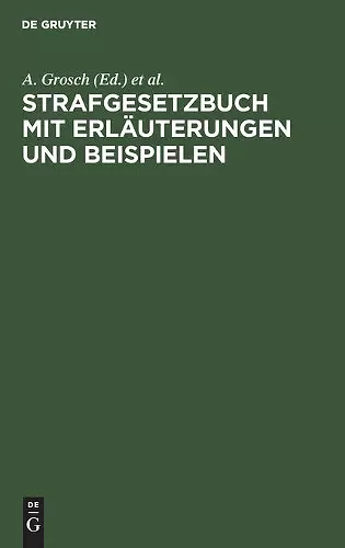 Strafgesetzbuch Mit Erläuterungen Und Beispielen cover