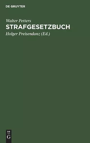 Strafgesetzbuch cover