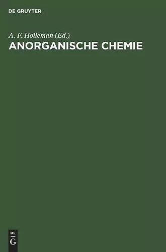 Anorganische Chemie cover