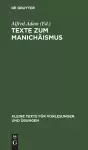 Texte Zum Manichäismus cover