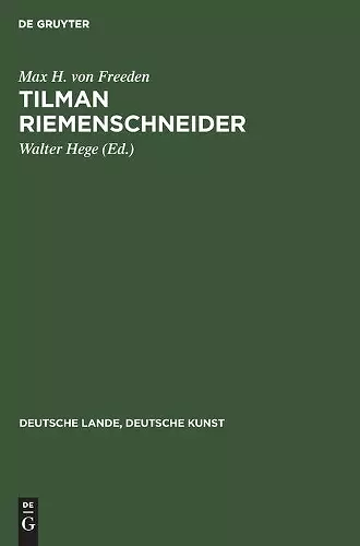 Tilman Riemenschneider cover