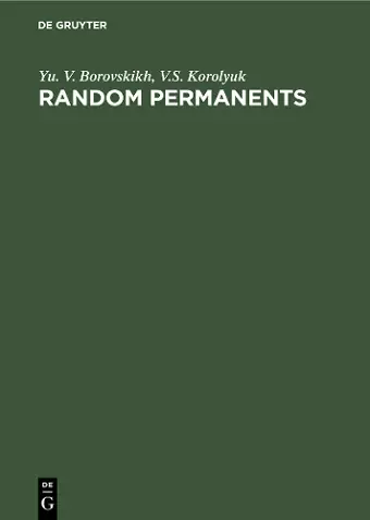 Random Permanents cover