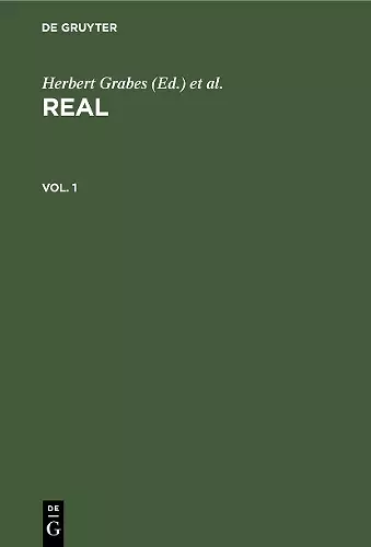 REAL. Vol. 1 cover