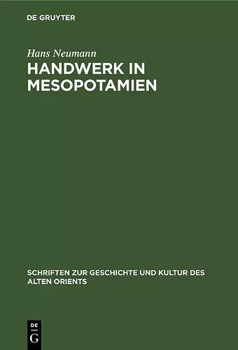 Handwerk in Mesopotamien cover