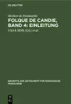 Folque de Candie, Band 4: Einleitung cover