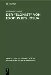 Der "Elohist" von Exodus bis Josua cover