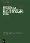 Sprache Und Funktionalität Bei Fernão de Oliveira (1536) cover