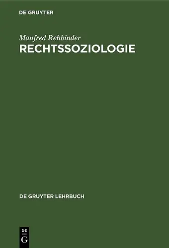 Rechtssoziologie cover