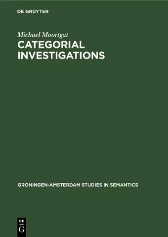 Categorial Investigations cover