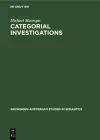 Categorial Investigations cover