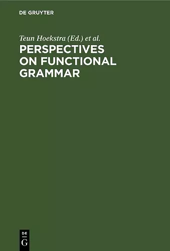 Perspectives on Functional Grammar cover