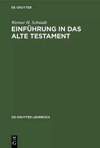 Einführung in Das Alte Testament cover