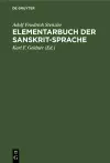 Elementarbuch Der Sanskrit-Sprache cover