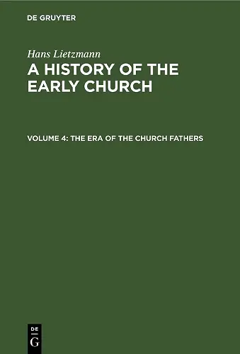 The Era of the Church Fathers cover