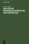 Deutsche Bühnenaussprache. Hochsprache cover