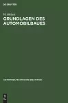 Grundlagen Des Automobilbaues cover