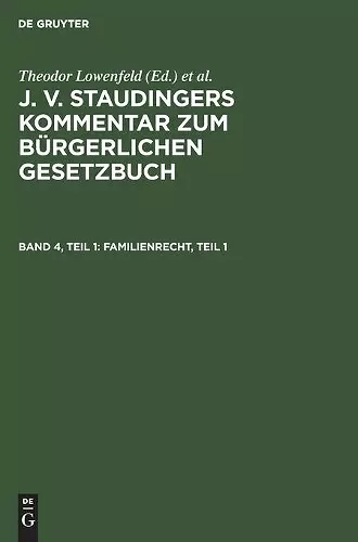 Familienrecht, Teil 1 cover