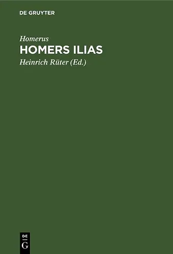 Homers Ilias cover