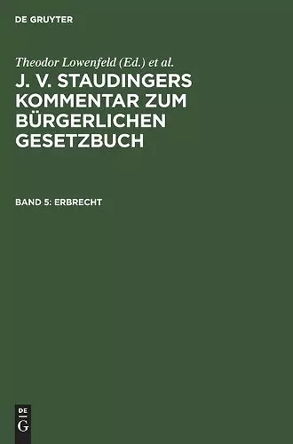 Erbrecht cover
