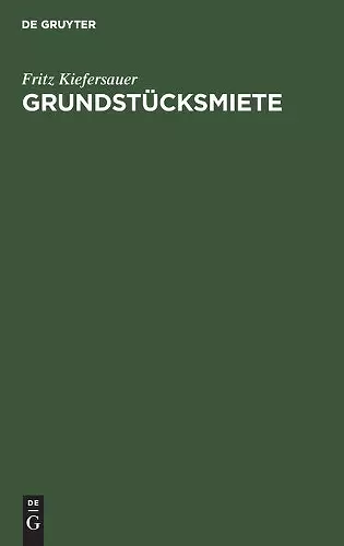 Grundstücksmiete cover