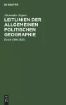 Leitlinien Der Allgemeinen Politischen Geographie cover