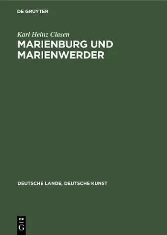 Marienburg und Marienwerder cover