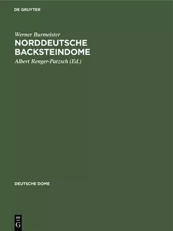 Norddeutsche Backsteindome cover