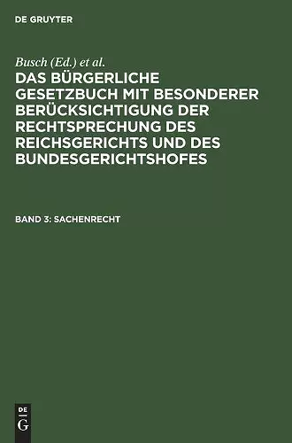 Sachenrecht cover