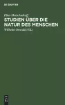 Studien Über Die Natur Des Menschen cover