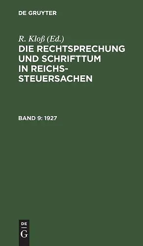 1927 cover