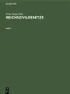 Reichszivilgesetze cover