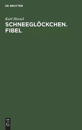 Schneeglöckchen. Fibel cover