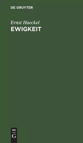 Ewigkeit cover