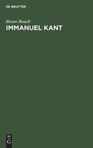 Immanuel Kant cover