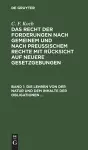 Die Lehren Von Der Natur Und Dem Inhalte Der Obligationen (Arten Der Obligationen, Geldobligationen, Zinsen, Schadensersatz, Und Interesse, Casus, Dolus, Culpa, Mora, Beschränkung Des Objekts [Moratorium, Cessio Bonorum, Beneficium Compententiae), ... cover