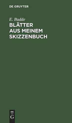 Blätter Aus Meinem Skizzenbuch cover