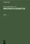 Reichszivilgesetze. (Ausgabe Für Sachsen) cover